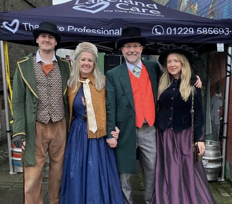 Lakeland Care Fundraises and Spreads Festive Cheer at Ulverston’s Dickensian Festival