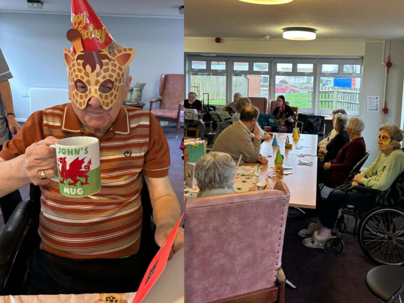 A Special Birthday Celebration for John: Bringing Joy and Connection at Lakeland Care